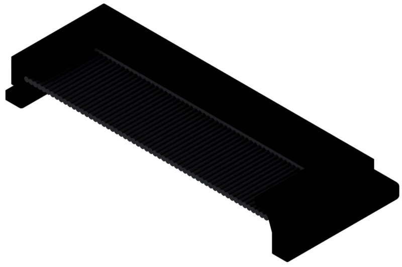Produktbild UBK 134 012S  -  Bürstenhalter zu UBK 300 und 400 für 12mm Vertiefung